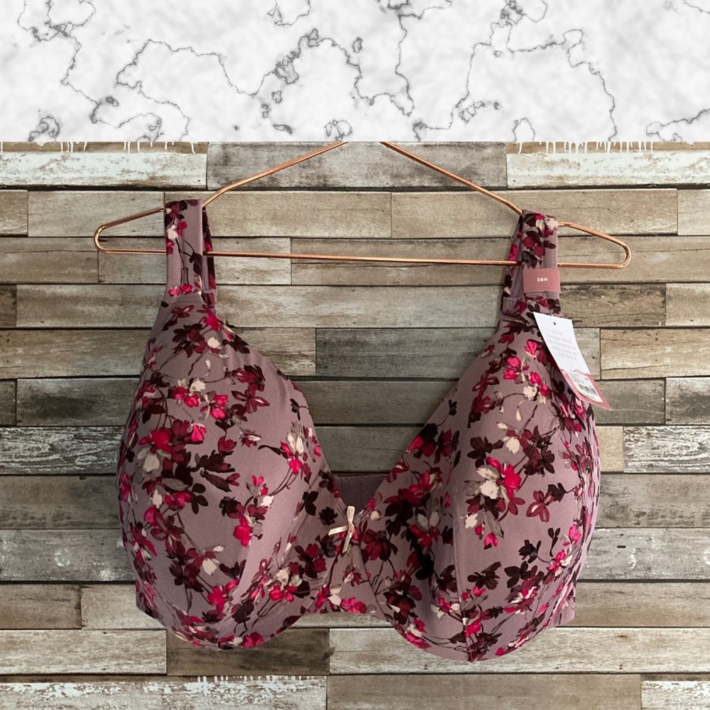 Cacique Smooth Lightly Lined Full Coverage Bra Sie 38H